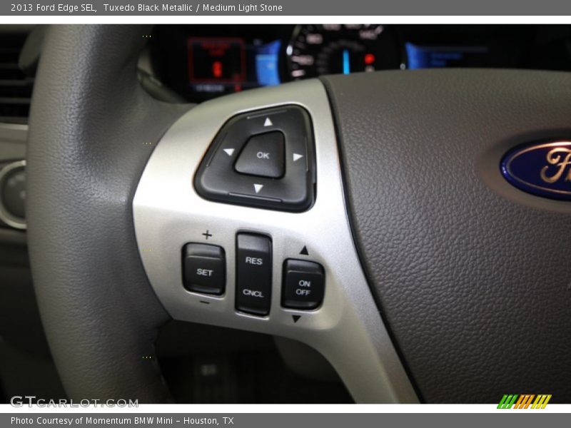 Tuxedo Black Metallic / Medium Light Stone 2013 Ford Edge SEL