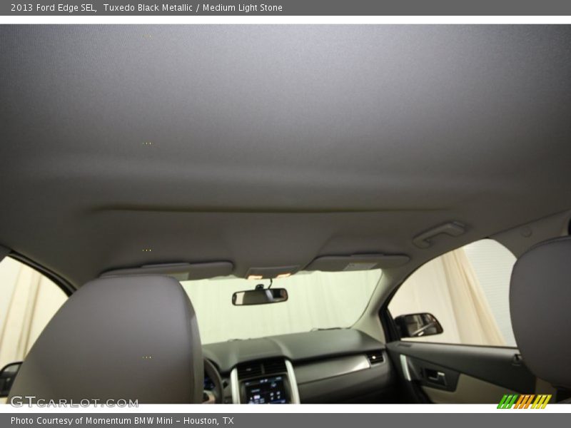 Tuxedo Black Metallic / Medium Light Stone 2013 Ford Edge SEL