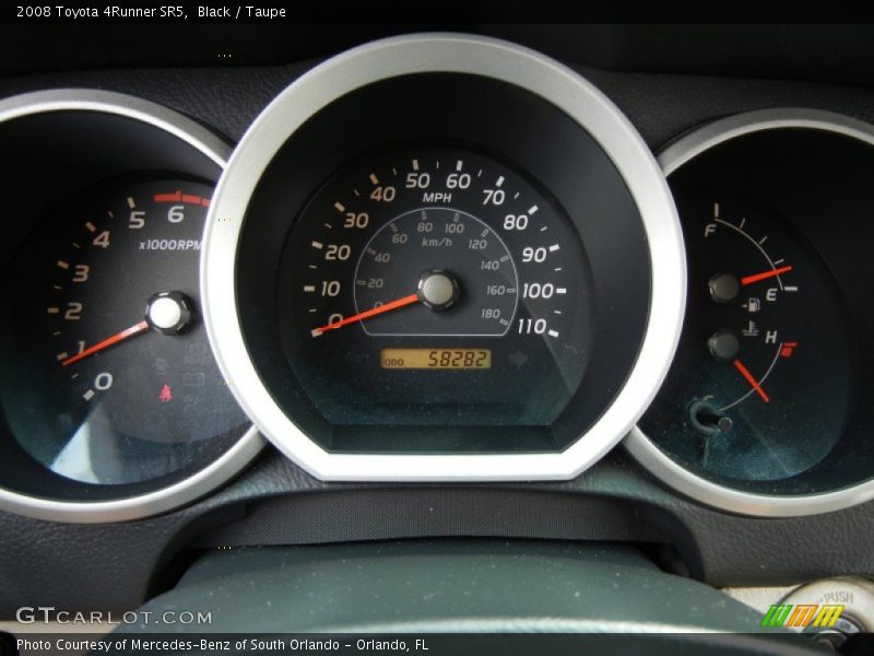 Black / Taupe 2008 Toyota 4Runner SR5