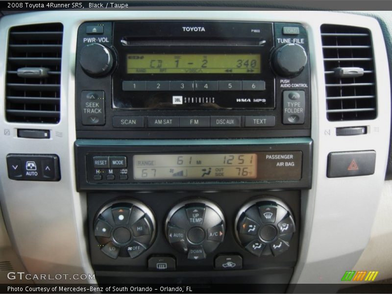 Black / Taupe 2008 Toyota 4Runner SR5