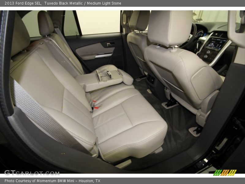 Tuxedo Black Metallic / Medium Light Stone 2013 Ford Edge SEL
