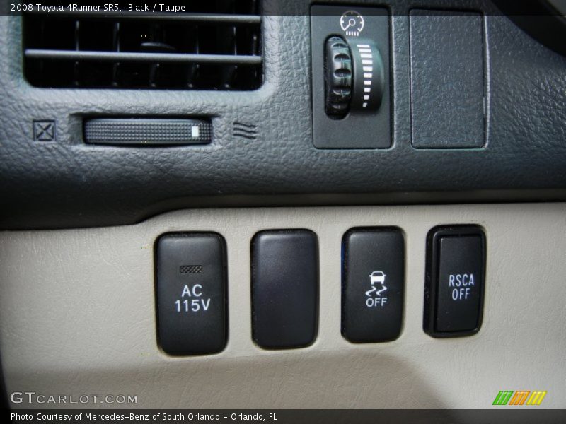 Black / Taupe 2008 Toyota 4Runner SR5