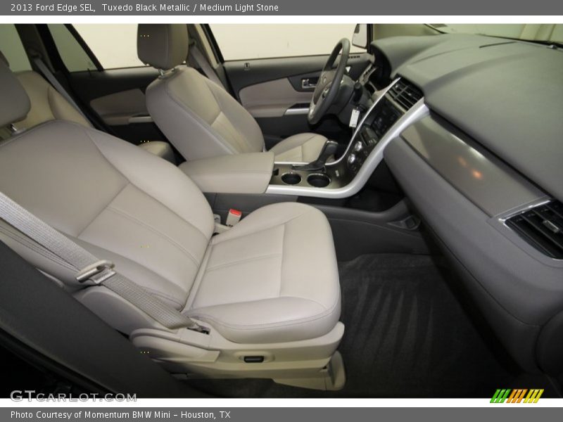 Tuxedo Black Metallic / Medium Light Stone 2013 Ford Edge SEL