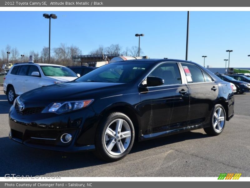 Attitude Black Metallic / Black 2012 Toyota Camry SE