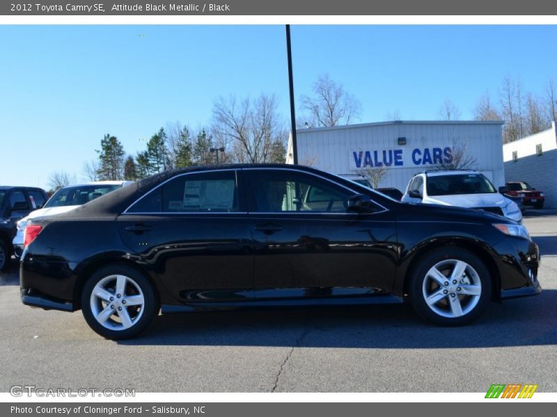 Attitude Black Metallic / Black 2012 Toyota Camry SE