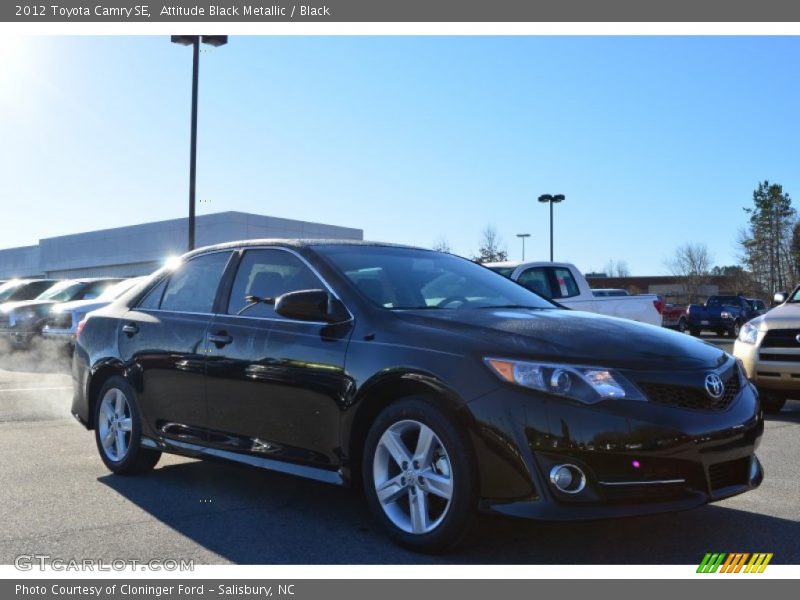 Attitude Black Metallic / Black 2012 Toyota Camry SE