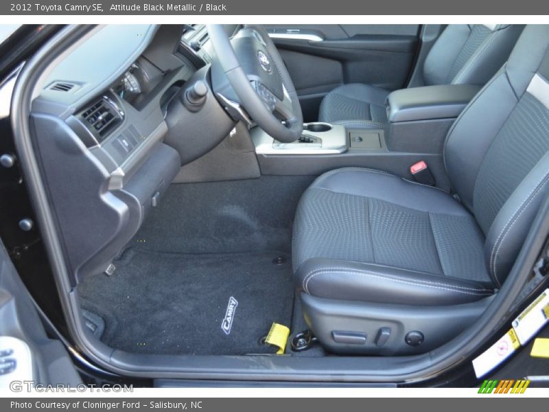 Attitude Black Metallic / Black 2012 Toyota Camry SE