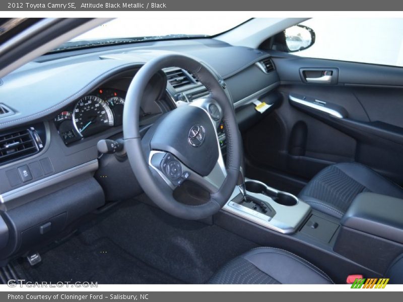 Attitude Black Metallic / Black 2012 Toyota Camry SE