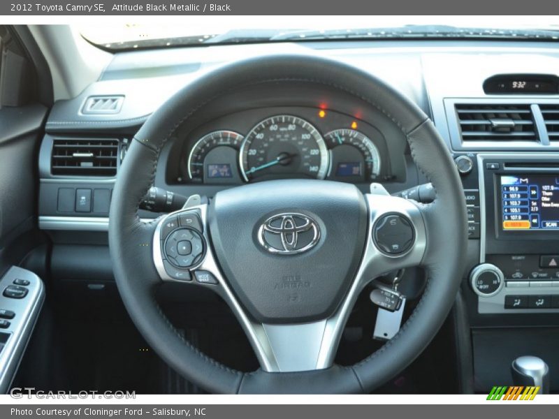 Attitude Black Metallic / Black 2012 Toyota Camry SE