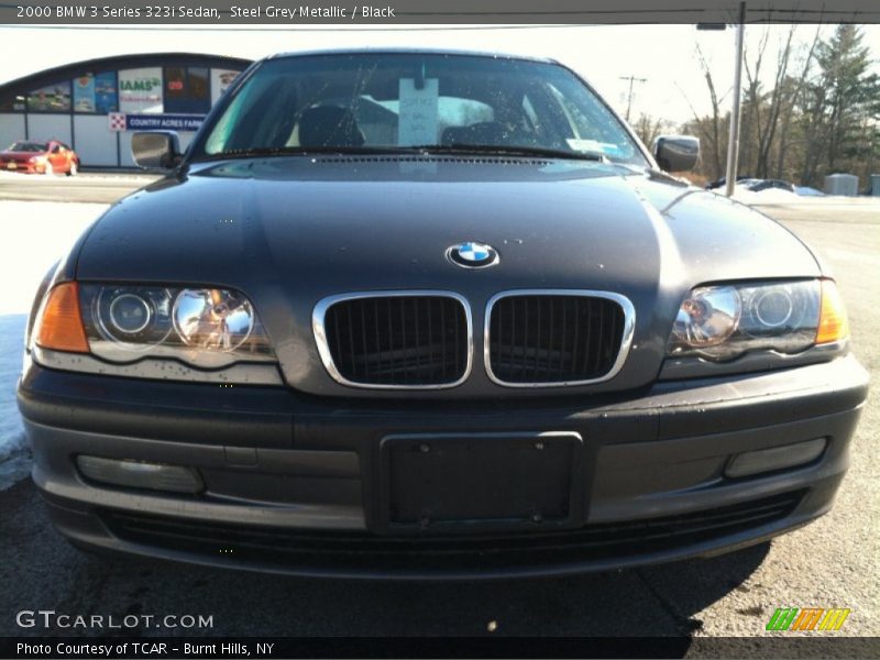 Steel Grey Metallic / Black 2000 BMW 3 Series 323i Sedan