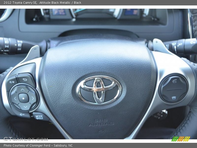 Attitude Black Metallic / Black 2012 Toyota Camry SE