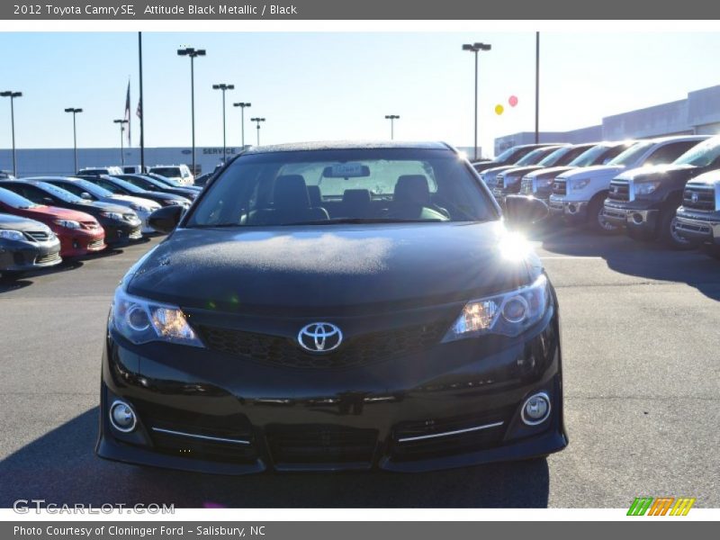 Attitude Black Metallic / Black 2012 Toyota Camry SE