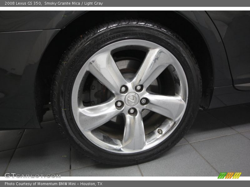 Smoky Granite Mica / Light Gray 2008 Lexus GS 350