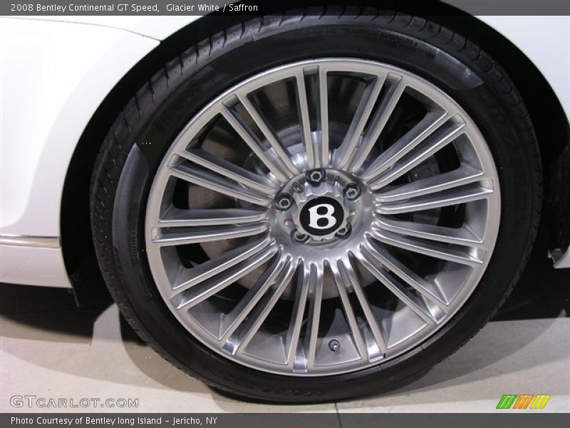 Glacier White / Saffron 2008 Bentley Continental GT Speed