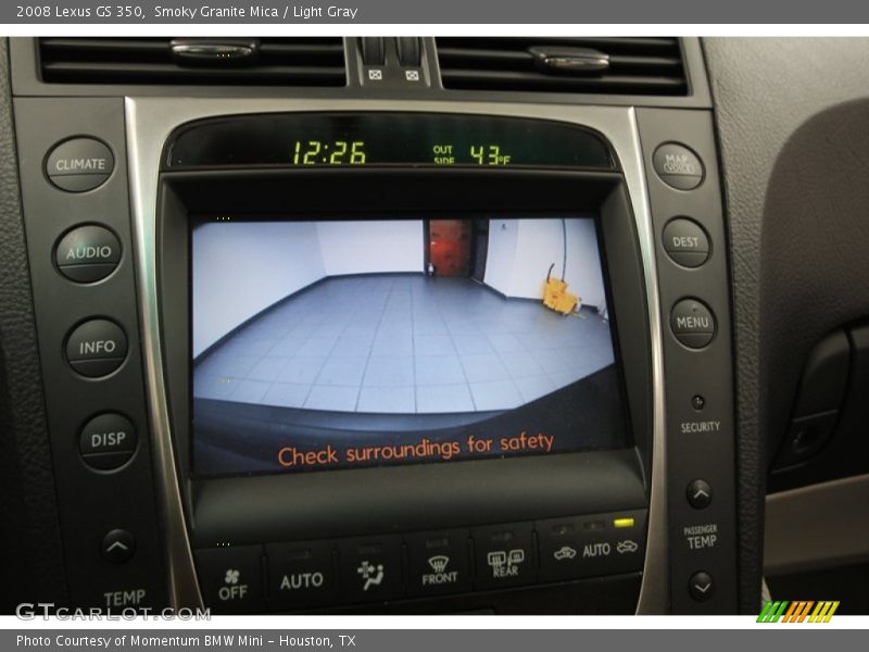 Smoky Granite Mica / Light Gray 2008 Lexus GS 350