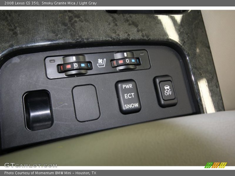 Smoky Granite Mica / Light Gray 2008 Lexus GS 350