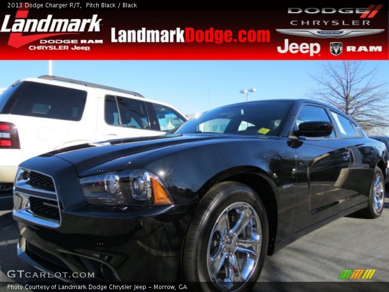 Pitch Black / Black 2013 Dodge Charger R/T