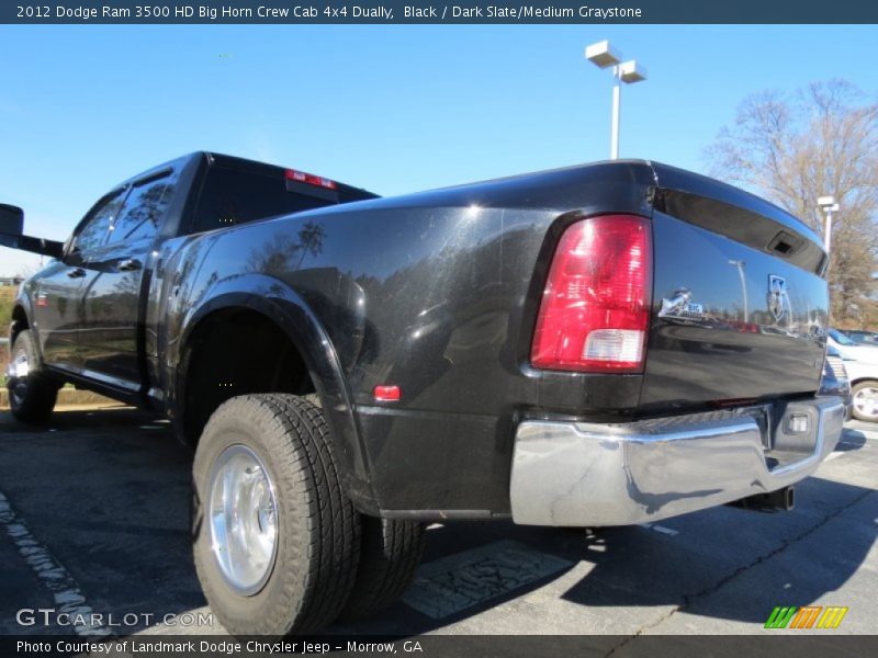 Black / Dark Slate/Medium Graystone 2012 Dodge Ram 3500 HD Big Horn Crew Cab 4x4 Dually