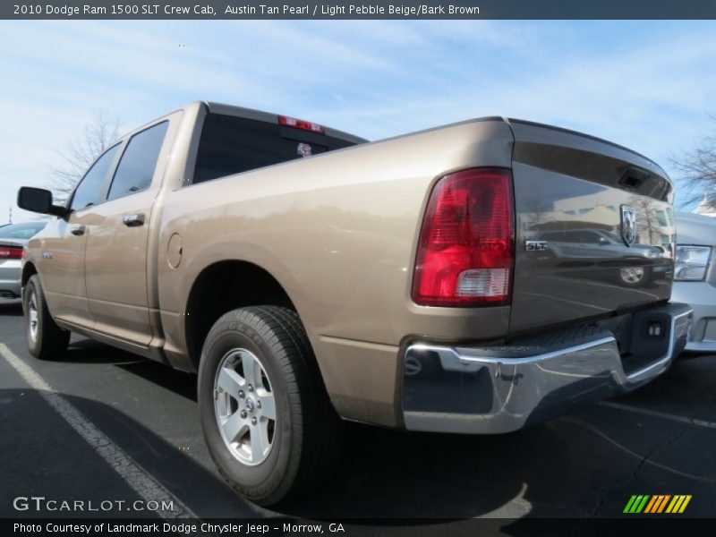 Austin Tan Pearl / Light Pebble Beige/Bark Brown 2010 Dodge Ram 1500 SLT Crew Cab