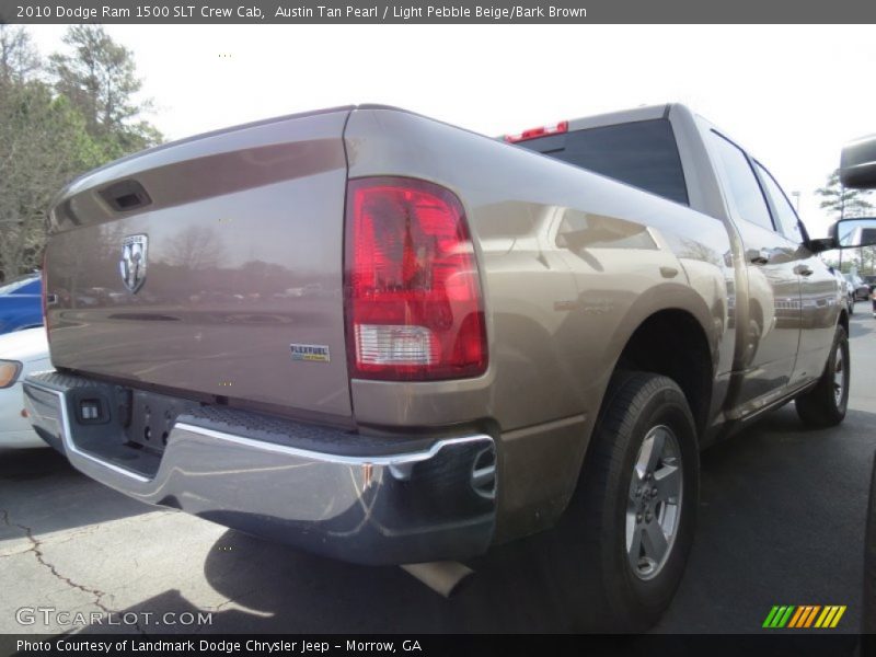 Austin Tan Pearl / Light Pebble Beige/Bark Brown 2010 Dodge Ram 1500 SLT Crew Cab