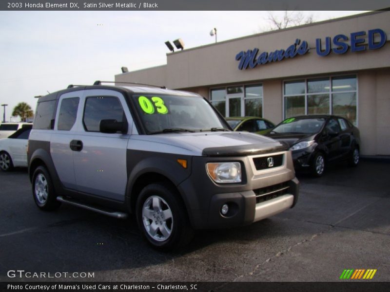 Satin Silver Metallic / Black 2003 Honda Element DX