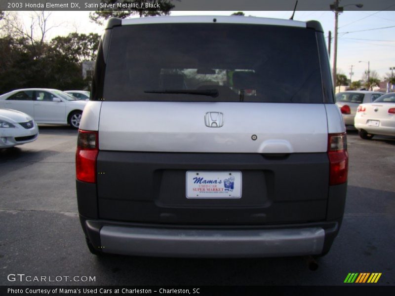 Satin Silver Metallic / Black 2003 Honda Element DX