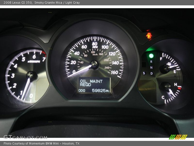 Smoky Granite Mica / Light Gray 2008 Lexus GS 350
