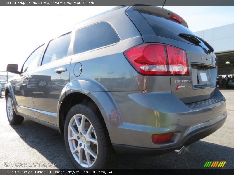 Storm Gray Pearl / Black 2013 Dodge Journey Crew