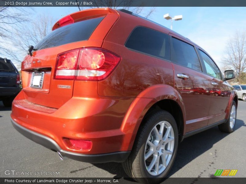 Copper Pearl / Black 2013 Dodge Journey Crew