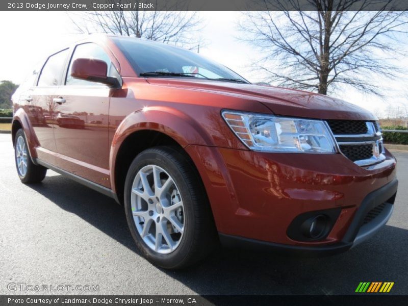 Copper Pearl / Black 2013 Dodge Journey Crew