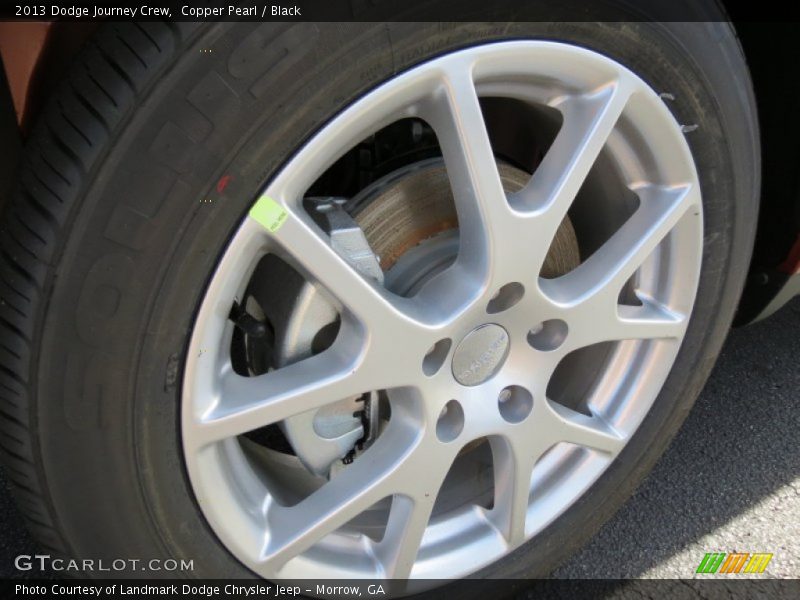 Copper Pearl / Black 2013 Dodge Journey Crew