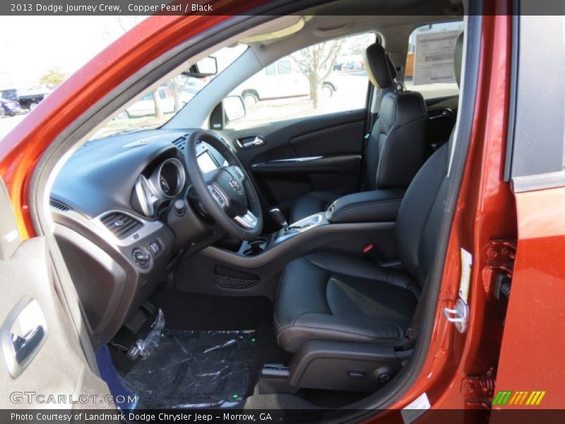 Copper Pearl / Black 2013 Dodge Journey Crew