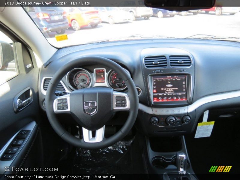 Copper Pearl / Black 2013 Dodge Journey Crew