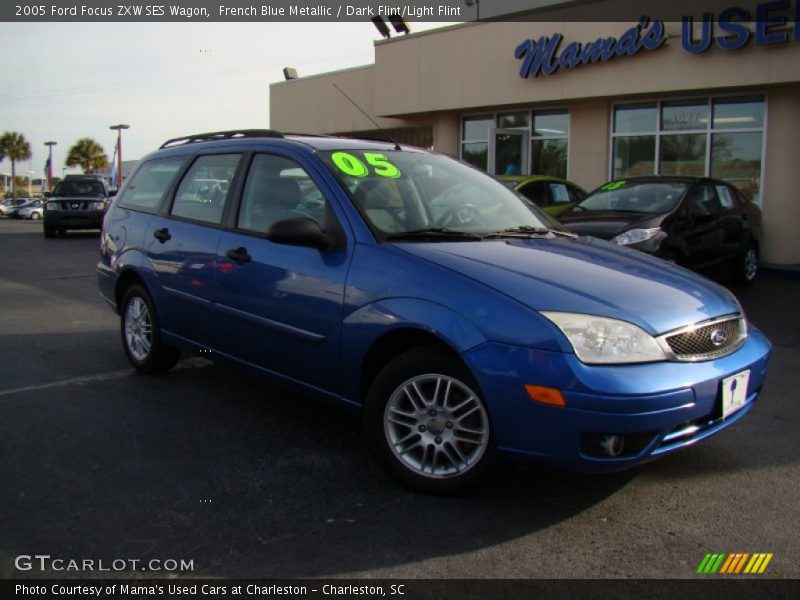 French Blue Metallic / Dark Flint/Light Flint 2005 Ford Focus ZXW SES Wagon