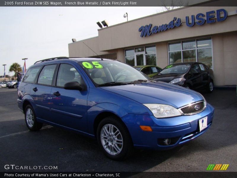 French Blue Metallic / Dark Flint/Light Flint 2005 Ford Focus ZXW SES Wagon