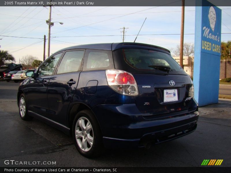 Indigo Ink Pearl / Dark Gray 2005 Toyota Matrix XR
