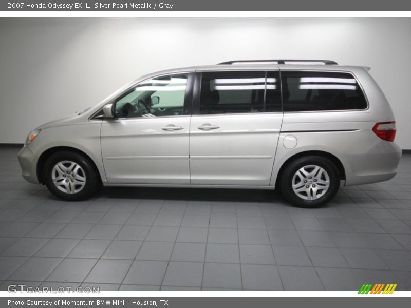 Silver Pearl Metallic / Gray 2007 Honda Odyssey EX-L