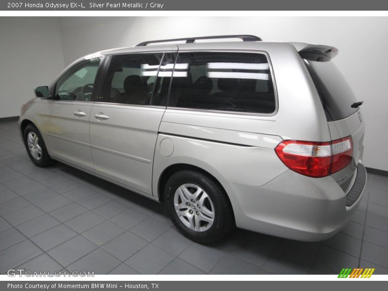 Silver Pearl Metallic / Gray 2007 Honda Odyssey EX-L