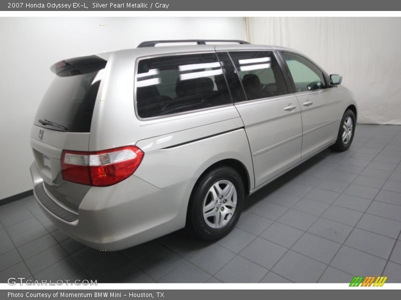 Silver Pearl Metallic / Gray 2007 Honda Odyssey EX-L