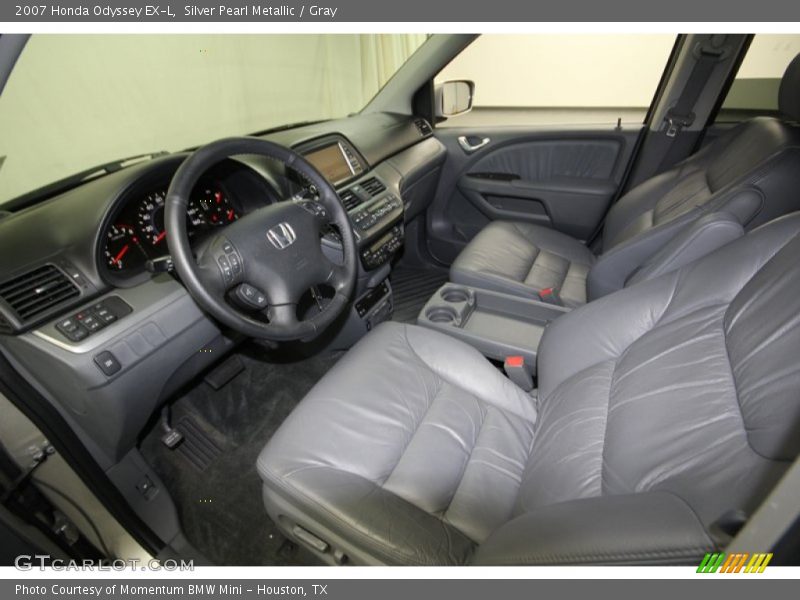Silver Pearl Metallic / Gray 2007 Honda Odyssey EX-L