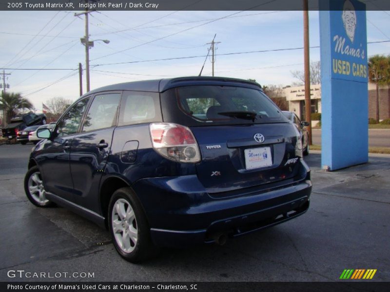 Indigo Ink Pearl / Dark Gray 2005 Toyota Matrix XR