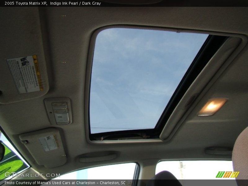 Indigo Ink Pearl / Dark Gray 2005 Toyota Matrix XR