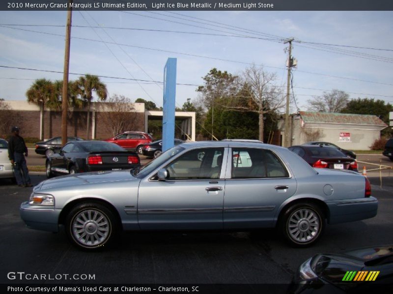 Light Ice Blue Metallic / Medium Light Stone 2010 Mercury Grand Marquis LS Ultimate Edition