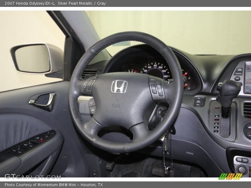 Silver Pearl Metallic / Gray 2007 Honda Odyssey EX-L