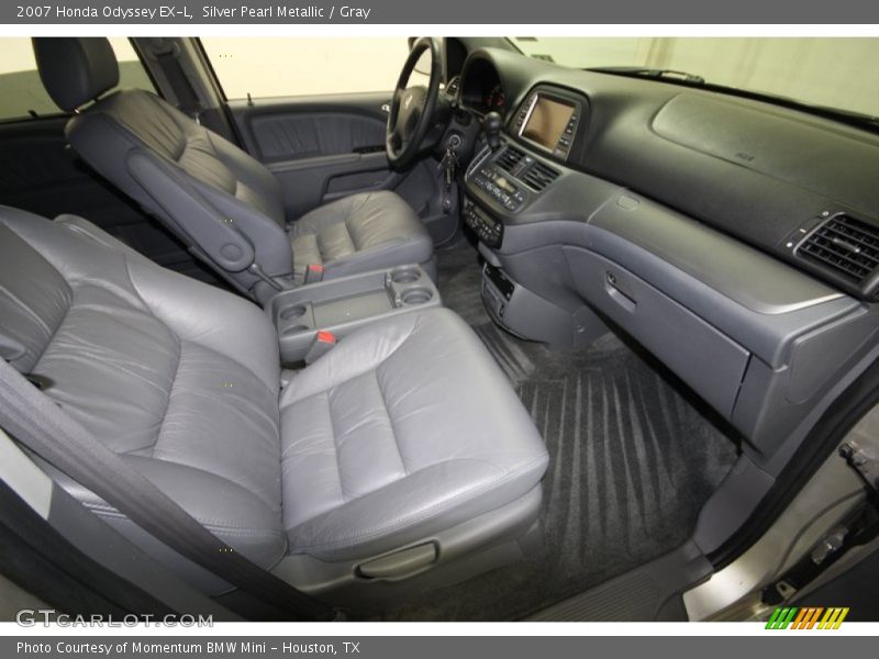 Silver Pearl Metallic / Gray 2007 Honda Odyssey EX-L
