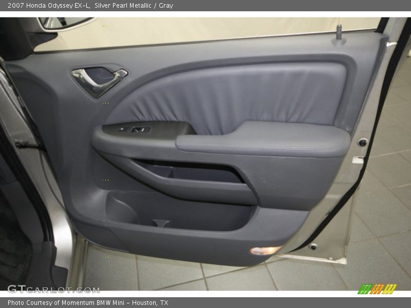 Silver Pearl Metallic / Gray 2007 Honda Odyssey EX-L