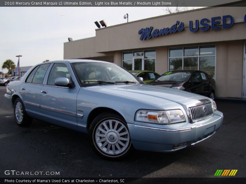 Light Ice Blue Metallic / Medium Light Stone 2010 Mercury Grand Marquis LS Ultimate Edition