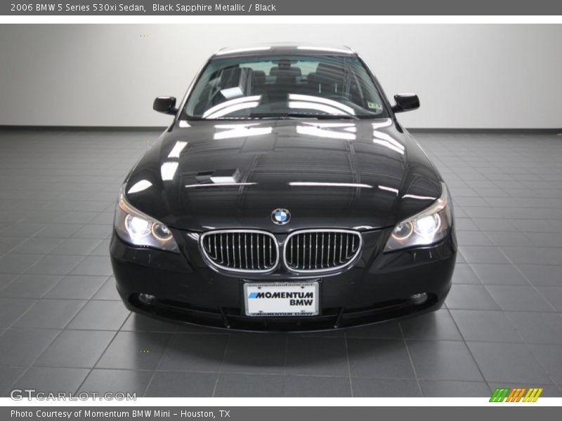 Black Sapphire Metallic / Black 2006 BMW 5 Series 530xi Sedan