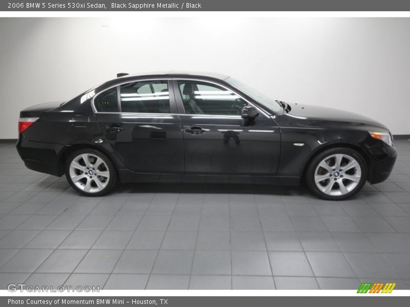 Black Sapphire Metallic / Black 2006 BMW 5 Series 530xi Sedan