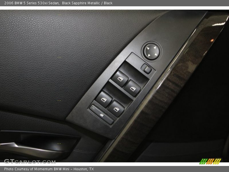 Black Sapphire Metallic / Black 2006 BMW 5 Series 530xi Sedan